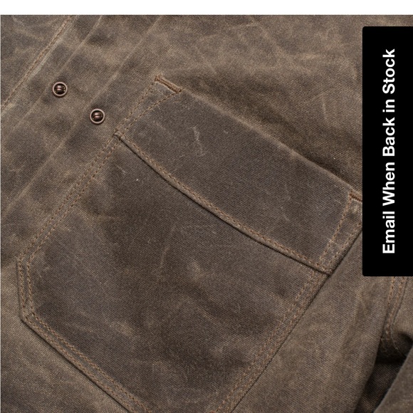 Freenote Cloth riders jacket waxed canvas oak - Picture 8 of 9